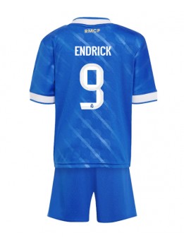 Billige Real Madrid Endrick #9 Tredjedraktsett Barn 2025-26 Kortermet (+ Korte bukser)